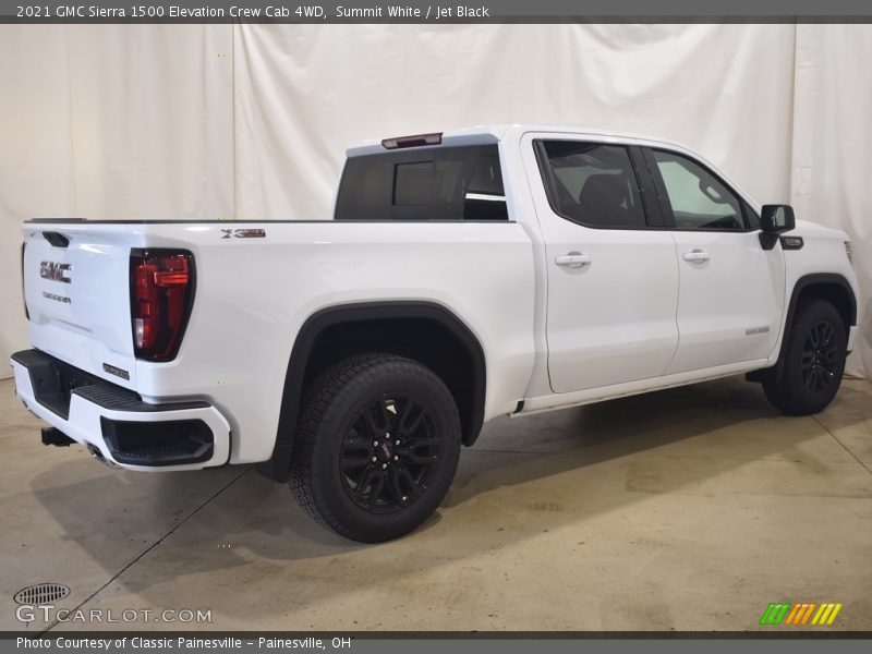 Summit White / Jet Black 2021 GMC Sierra 1500 Elevation Crew Cab 4WD