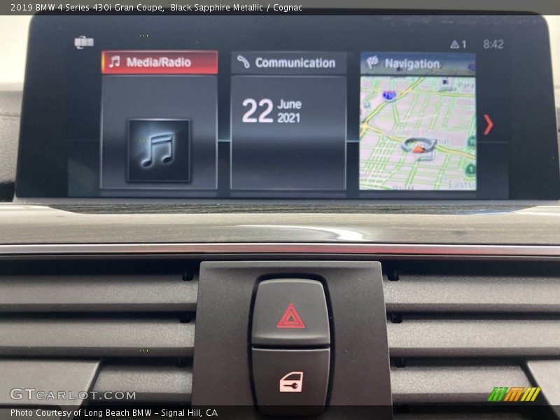 Black Sapphire Metallic / Cognac 2019 BMW 4 Series 430i Gran Coupe