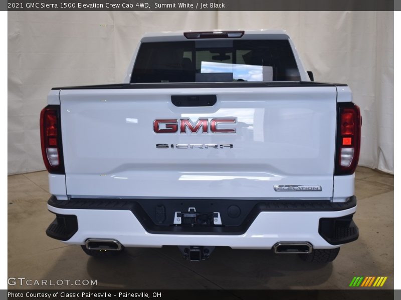 Summit White / Jet Black 2021 GMC Sierra 1500 Elevation Crew Cab 4WD