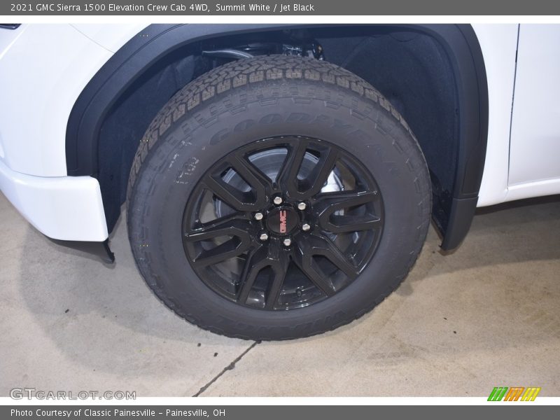 Summit White / Jet Black 2021 GMC Sierra 1500 Elevation Crew Cab 4WD