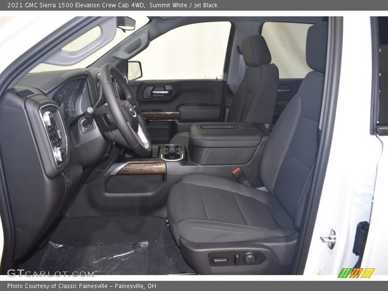 Summit White / Jet Black 2021 GMC Sierra 1500 Elevation Crew Cab 4WD