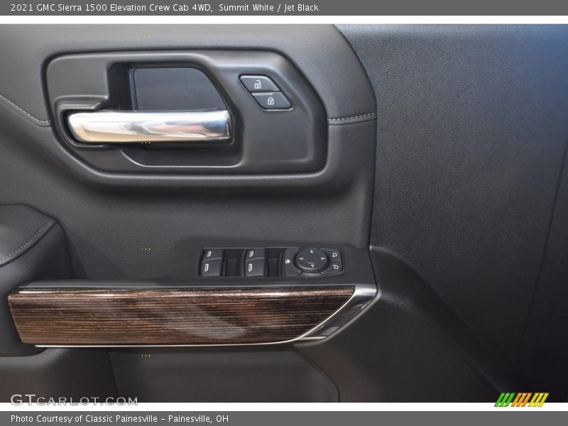 Summit White / Jet Black 2021 GMC Sierra 1500 Elevation Crew Cab 4WD
