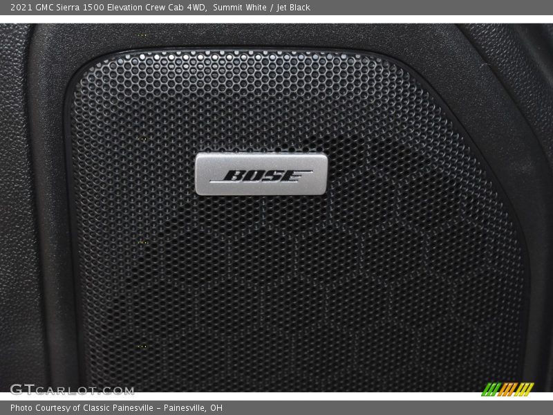 Summit White / Jet Black 2021 GMC Sierra 1500 Elevation Crew Cab 4WD
