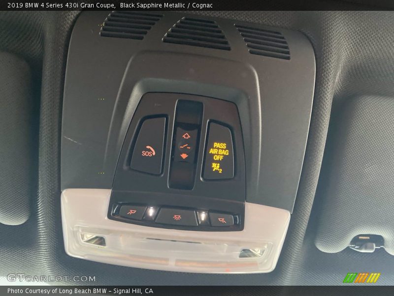 Black Sapphire Metallic / Cognac 2019 BMW 4 Series 430i Gran Coupe