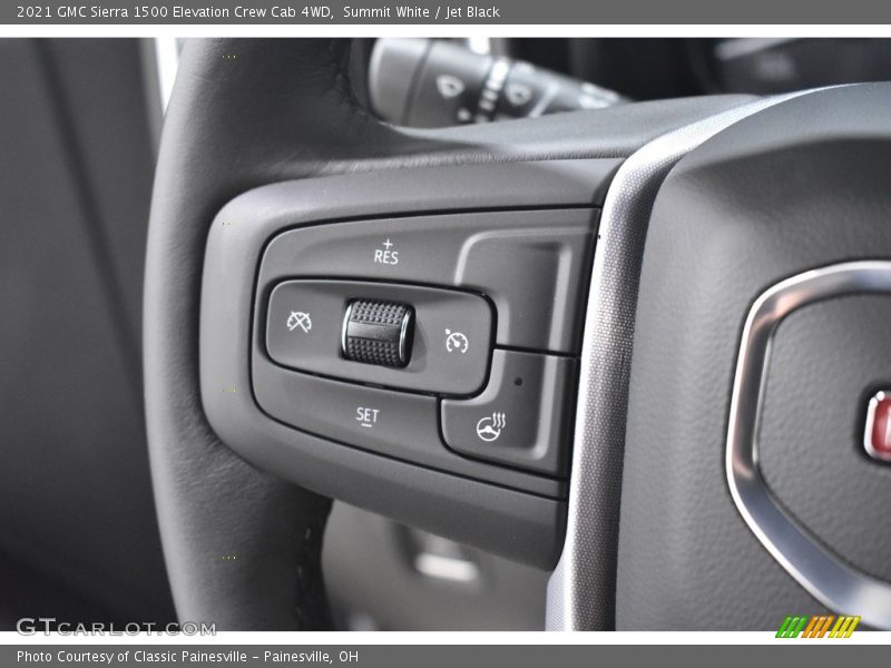 Summit White / Jet Black 2021 GMC Sierra 1500 Elevation Crew Cab 4WD