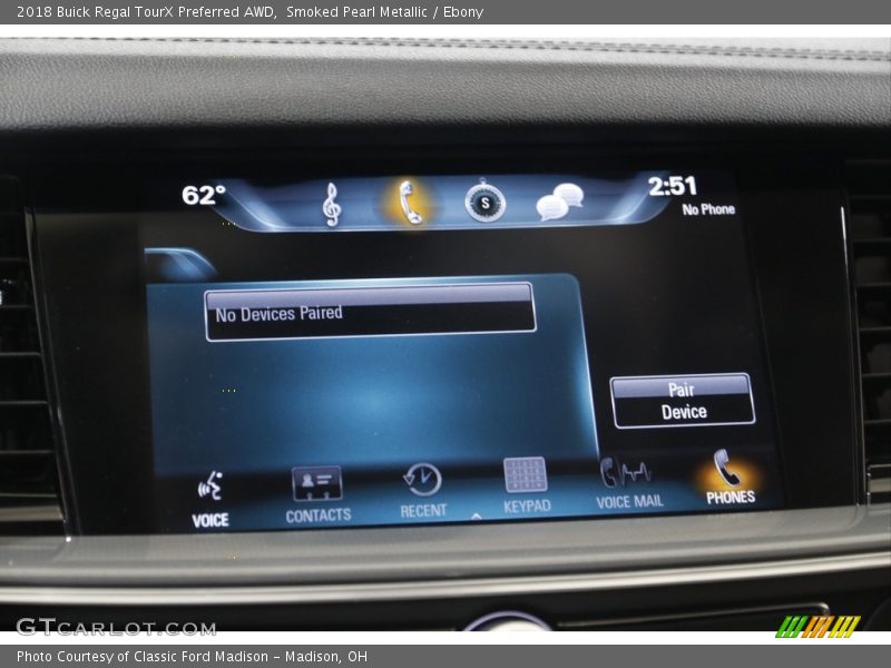 Smoked Pearl Metallic / Ebony 2018 Buick Regal TourX Preferred AWD