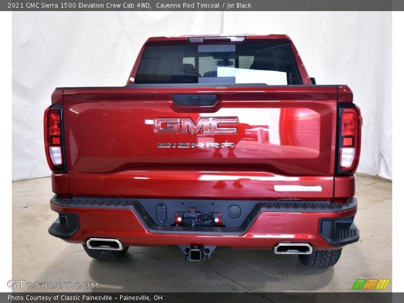 Cayenne Red Tintcoat / Jet Black 2021 GMC Sierra 1500 Elevation Crew Cab 4WD