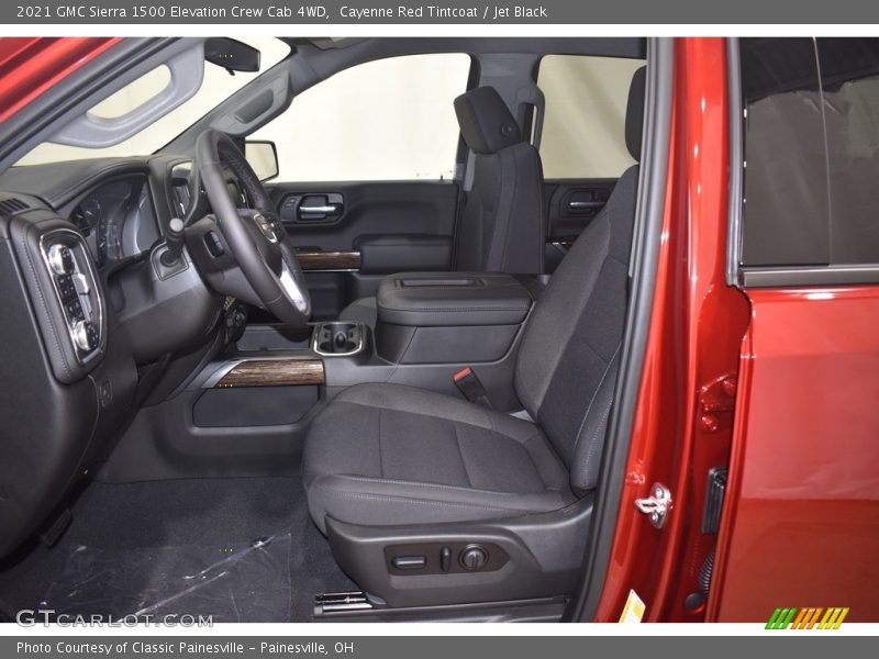 Cayenne Red Tintcoat / Jet Black 2021 GMC Sierra 1500 Elevation Crew Cab 4WD