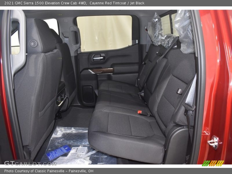 Cayenne Red Tintcoat / Jet Black 2021 GMC Sierra 1500 Elevation Crew Cab 4WD