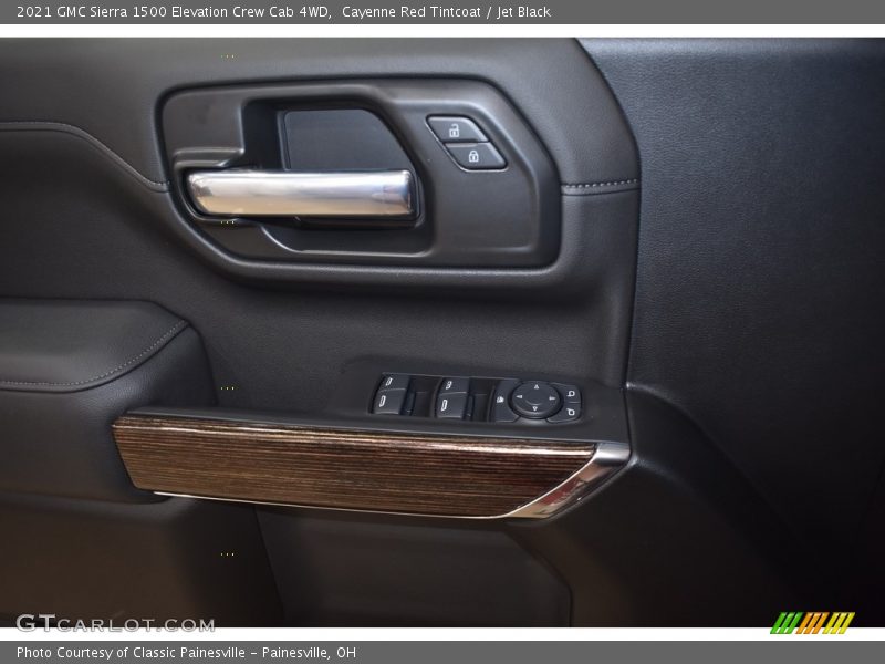 Cayenne Red Tintcoat / Jet Black 2021 GMC Sierra 1500 Elevation Crew Cab 4WD