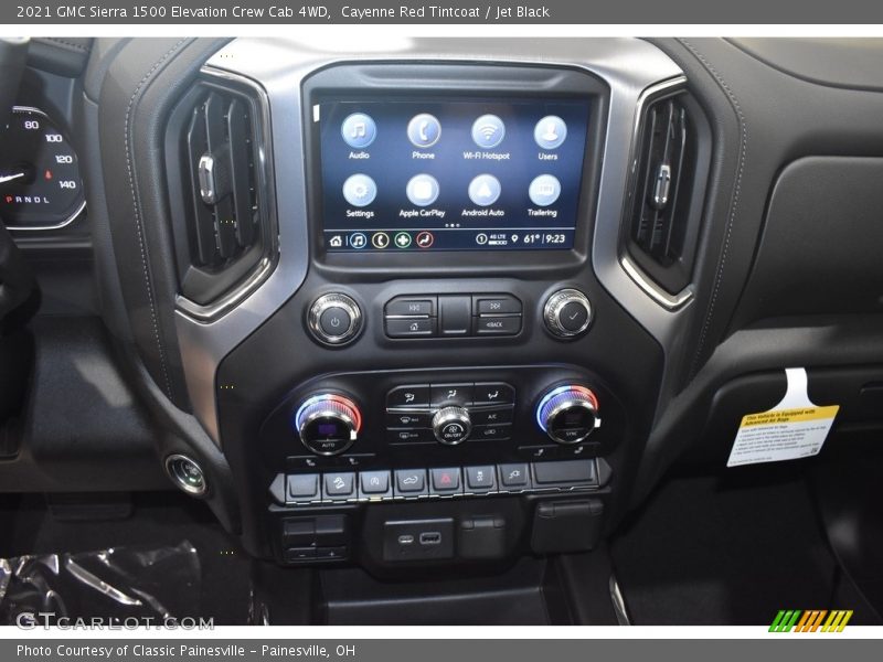 Cayenne Red Tintcoat / Jet Black 2021 GMC Sierra 1500 Elevation Crew Cab 4WD