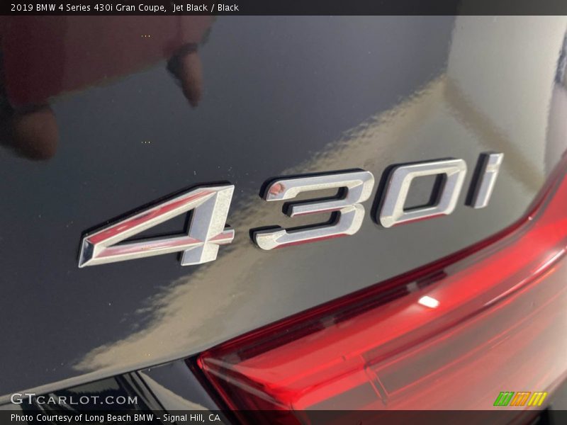 Jet Black / Black 2019 BMW 4 Series 430i Gran Coupe