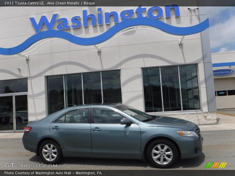 Aloe Green Metallic / Bisque 2011 Toyota Camry LE