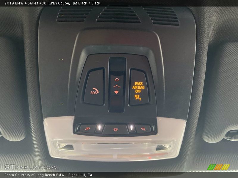 Jet Black / Black 2019 BMW 4 Series 430i Gran Coupe