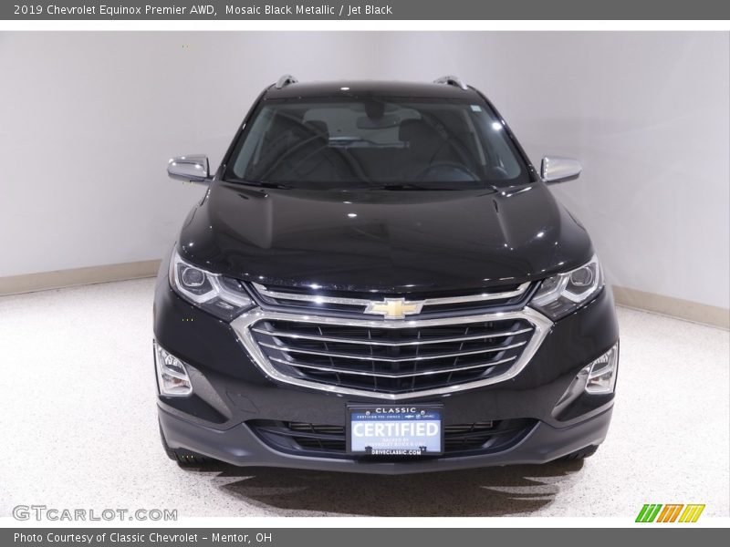 Mosaic Black Metallic / Jet Black 2019 Chevrolet Equinox Premier AWD