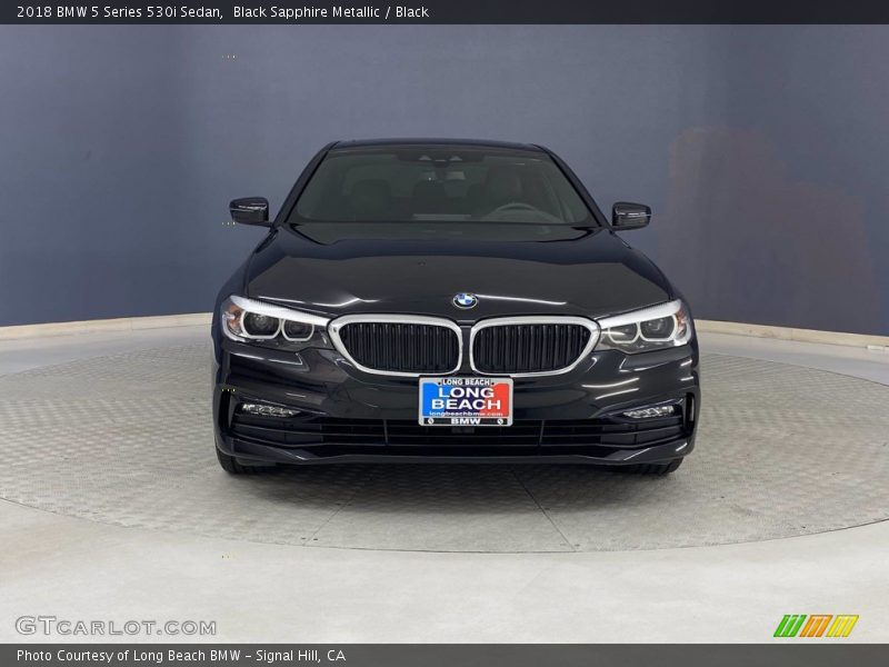 Black Sapphire Metallic / Black 2018 BMW 5 Series 530i Sedan