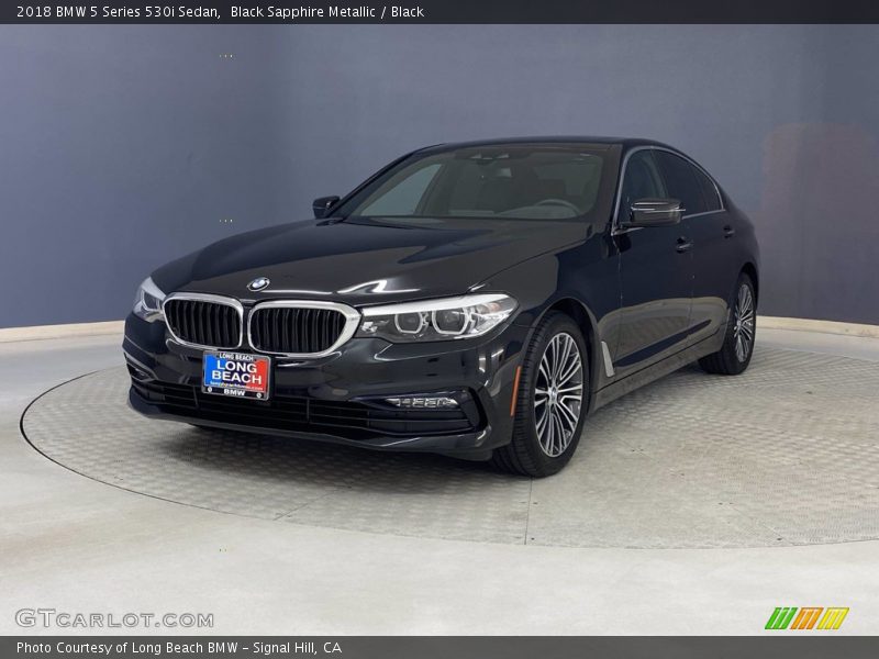 Black Sapphire Metallic / Black 2018 BMW 5 Series 530i Sedan