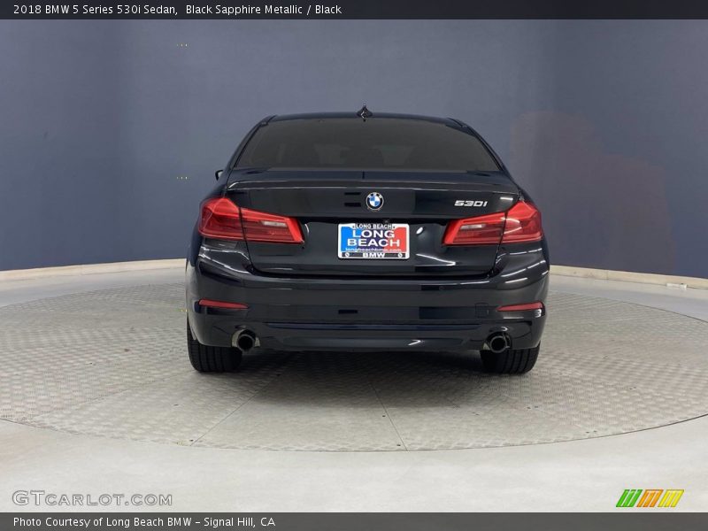 Black Sapphire Metallic / Black 2018 BMW 5 Series 530i Sedan