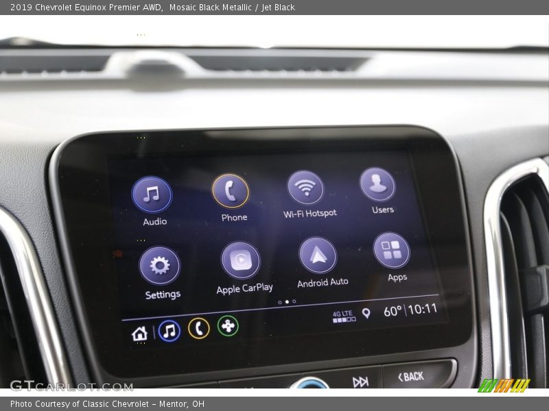 Mosaic Black Metallic / Jet Black 2019 Chevrolet Equinox Premier AWD