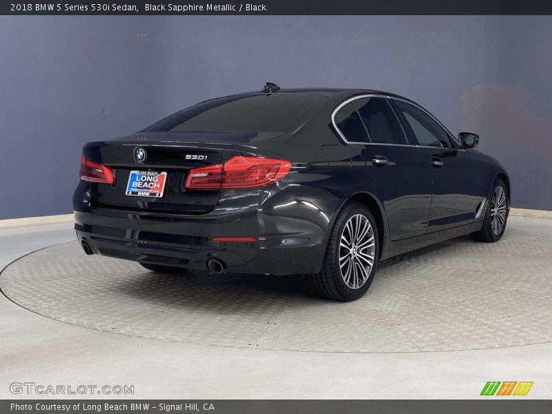 Black Sapphire Metallic / Black 2018 BMW 5 Series 530i Sedan