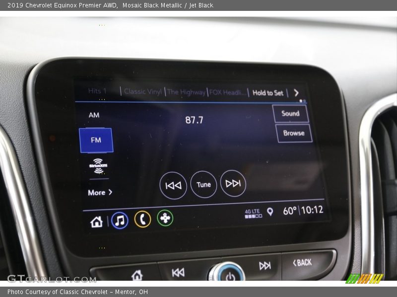 Mosaic Black Metallic / Jet Black 2019 Chevrolet Equinox Premier AWD