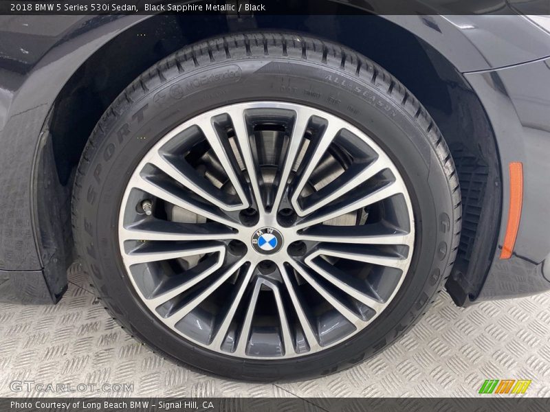 Black Sapphire Metallic / Black 2018 BMW 5 Series 530i Sedan