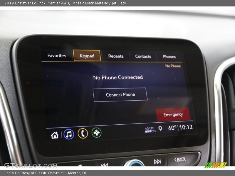 Mosaic Black Metallic / Jet Black 2019 Chevrolet Equinox Premier AWD