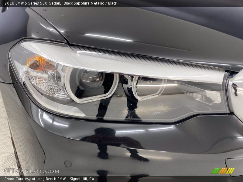 Black Sapphire Metallic / Black 2018 BMW 5 Series 530i Sedan