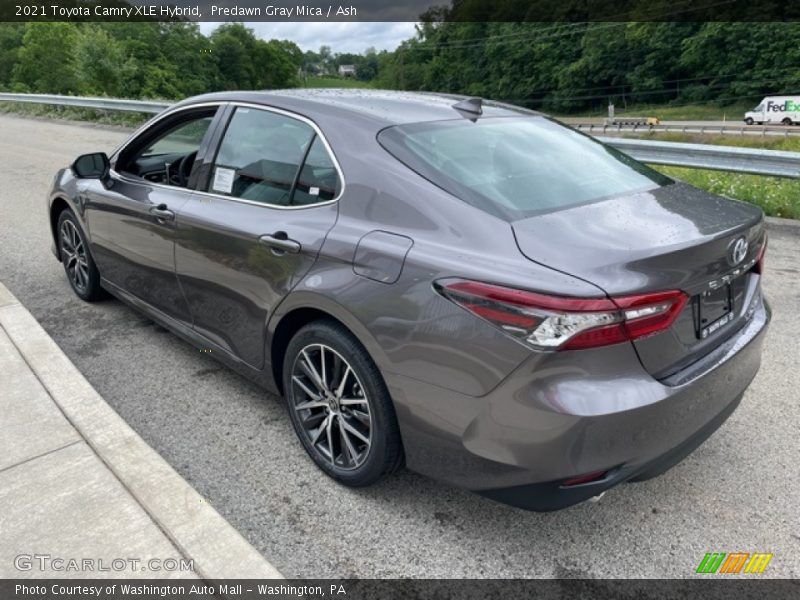 Predawn Gray Mica / Ash 2021 Toyota Camry XLE Hybrid