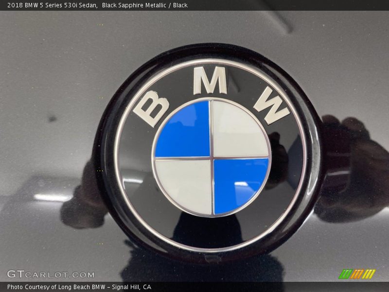 Black Sapphire Metallic / Black 2018 BMW 5 Series 530i Sedan