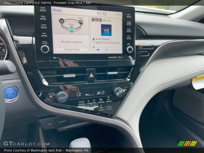 Predawn Gray Mica / Ash 2021 Toyota Camry XLE Hybrid
