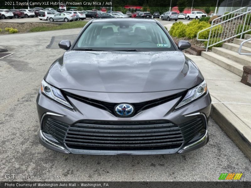 Predawn Gray Mica / Ash 2021 Toyota Camry XLE Hybrid