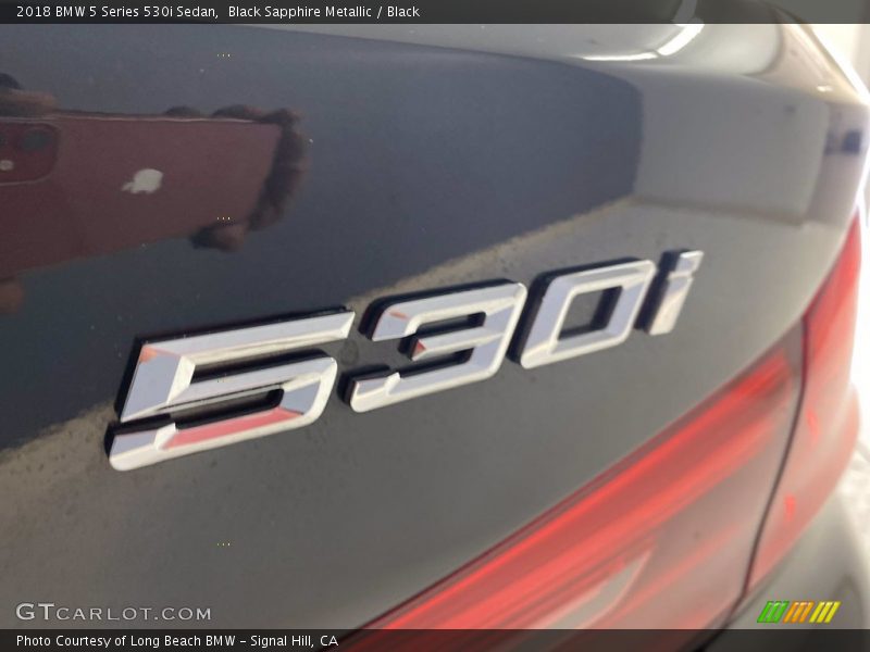 Black Sapphire Metallic / Black 2018 BMW 5 Series 530i Sedan