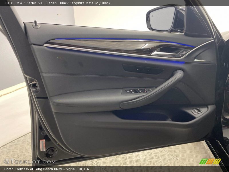 Black Sapphire Metallic / Black 2018 BMW 5 Series 530i Sedan