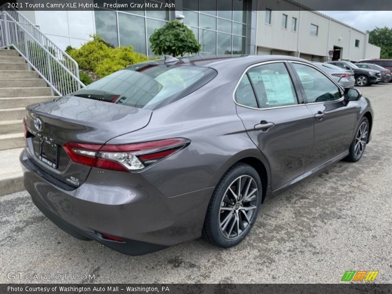 Predawn Gray Mica / Ash 2021 Toyota Camry XLE Hybrid