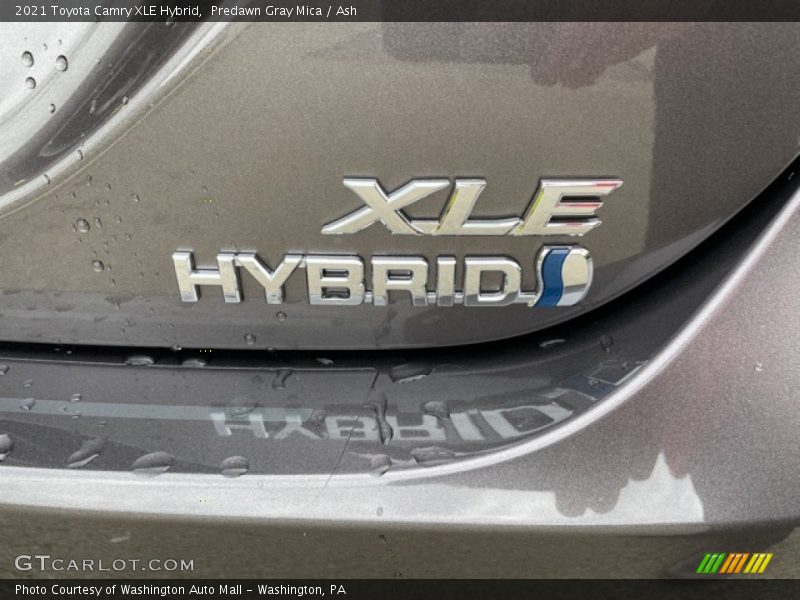 Predawn Gray Mica / Ash 2021 Toyota Camry XLE Hybrid