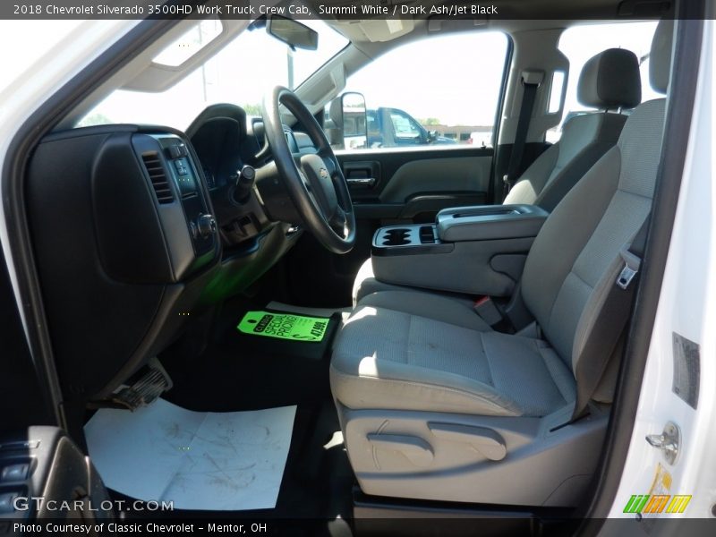 Summit White / Dark Ash/Jet Black 2018 Chevrolet Silverado 3500HD Work Truck Crew Cab