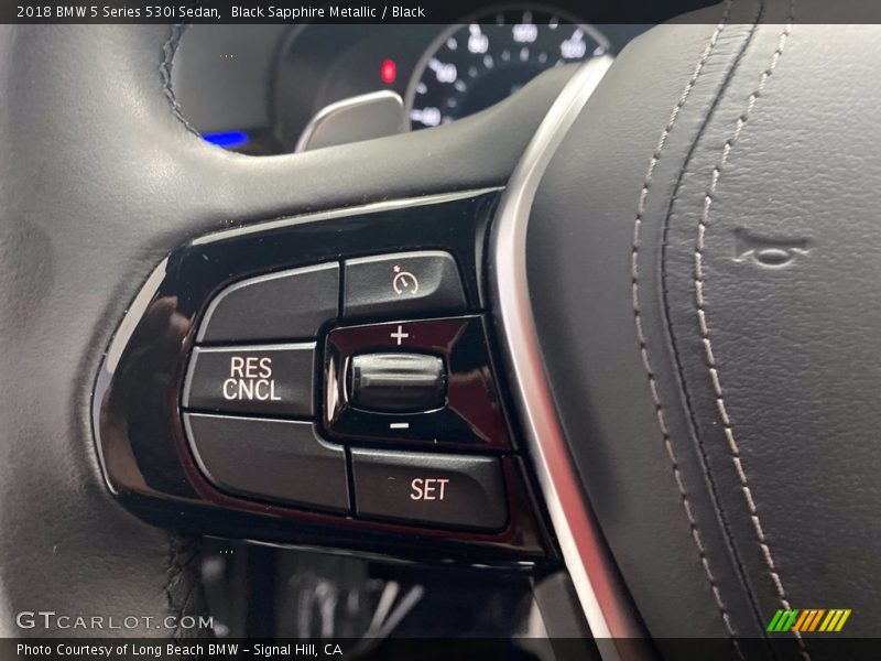 Black Sapphire Metallic / Black 2018 BMW 5 Series 530i Sedan