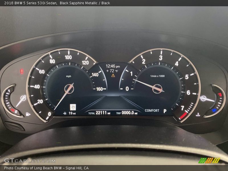Black Sapphire Metallic / Black 2018 BMW 5 Series 530i Sedan