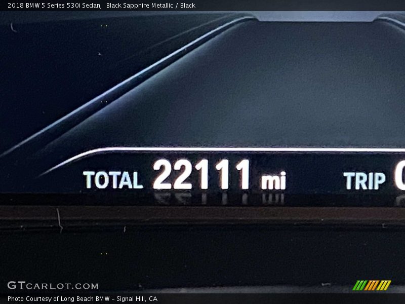 Black Sapphire Metallic / Black 2018 BMW 5 Series 530i Sedan