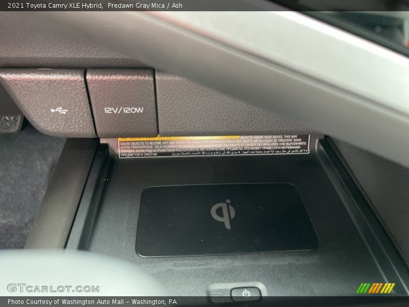 Predawn Gray Mica / Ash 2021 Toyota Camry XLE Hybrid