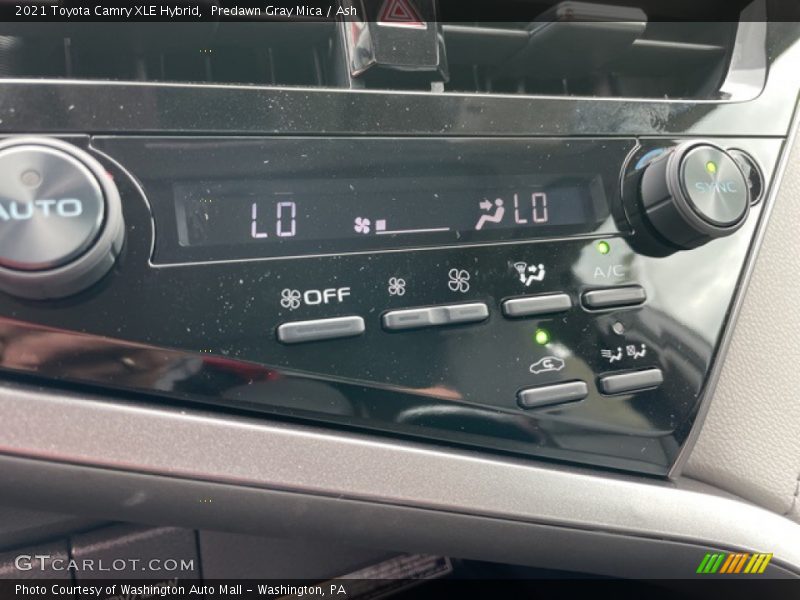 Predawn Gray Mica / Ash 2021 Toyota Camry XLE Hybrid