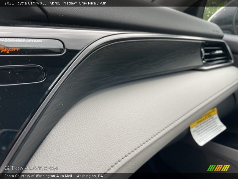 Predawn Gray Mica / Ash 2021 Toyota Camry XLE Hybrid
