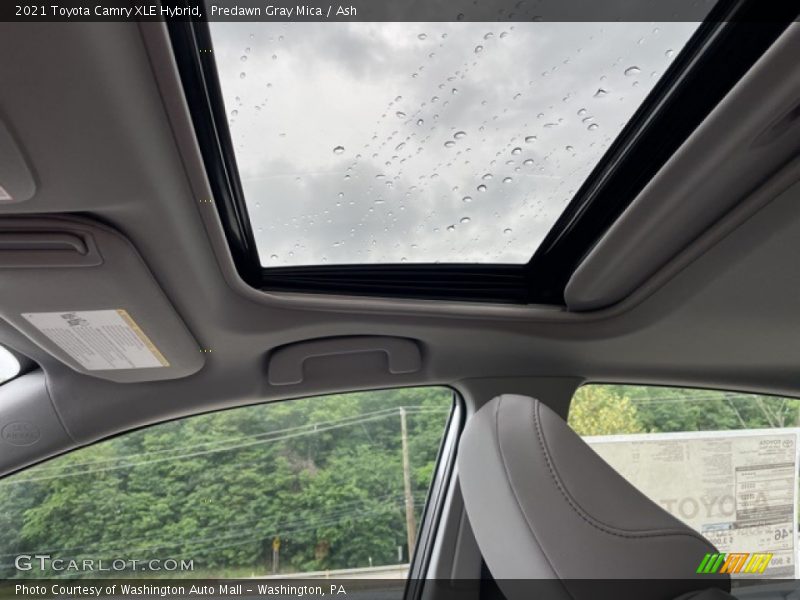 Predawn Gray Mica / Ash 2021 Toyota Camry XLE Hybrid