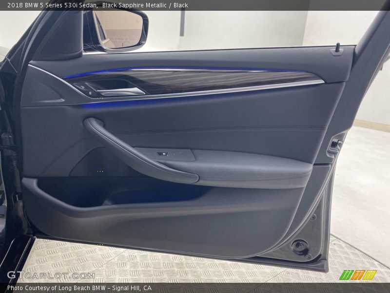 Black Sapphire Metallic / Black 2018 BMW 5 Series 530i Sedan