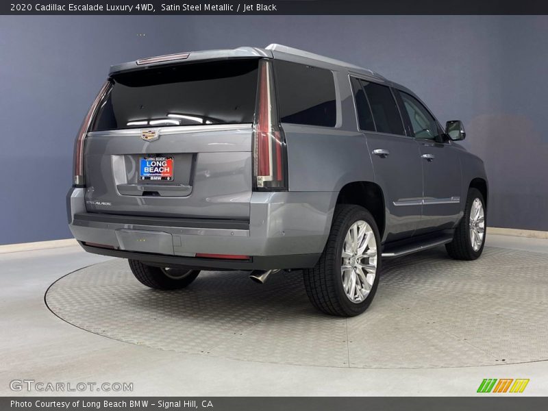 Satin Steel Metallic / Jet Black 2020 Cadillac Escalade Luxury 4WD