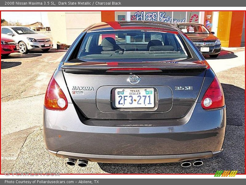 Dark Slate Metallic / Charcoal Black 2008 Nissan Maxima 3.5 SL