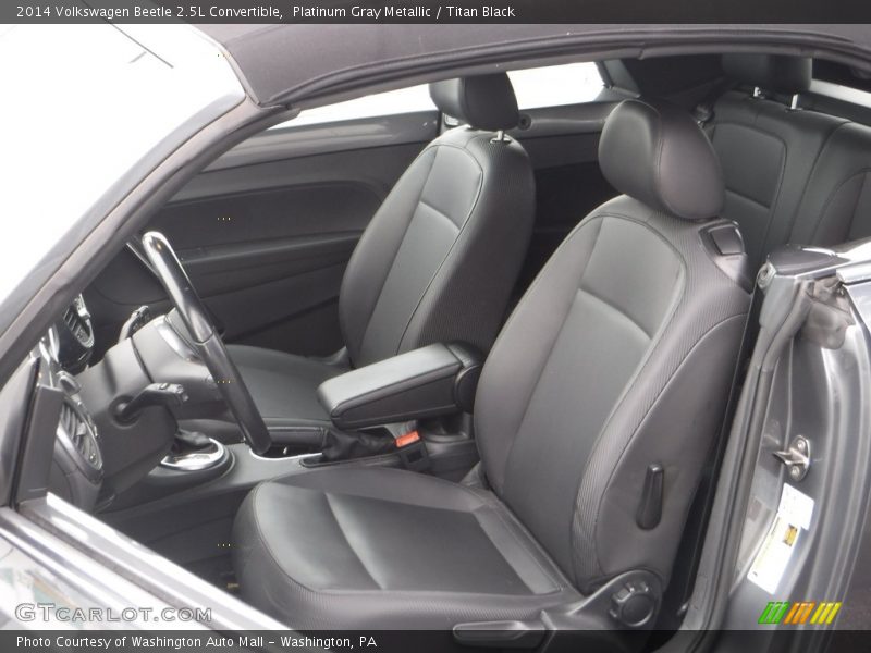 Front Seat of 2014 Beetle 2.5L Convertible