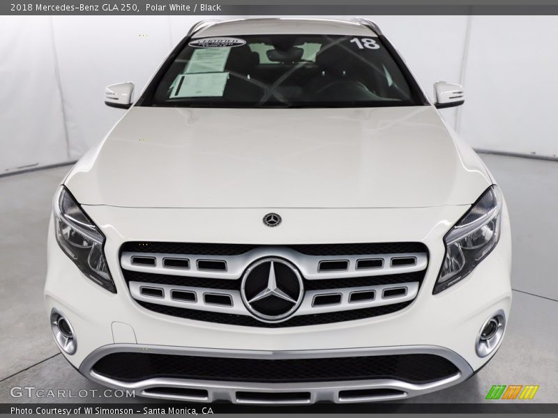 Polar White / Black 2018 Mercedes-Benz GLA 250