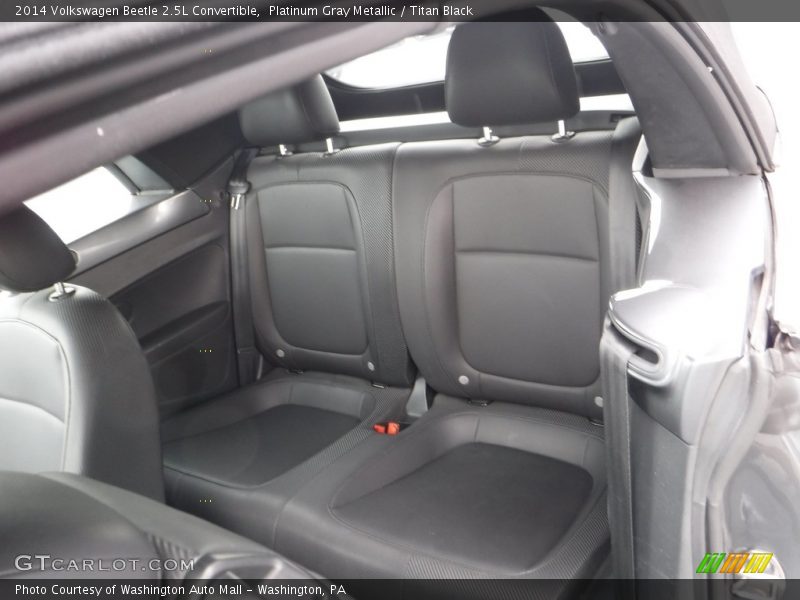 Rear Seat of 2014 Beetle 2.5L Convertible